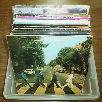 several LP album lots