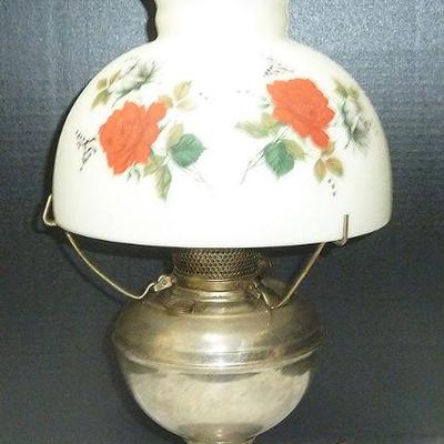 several lamps, table & floor