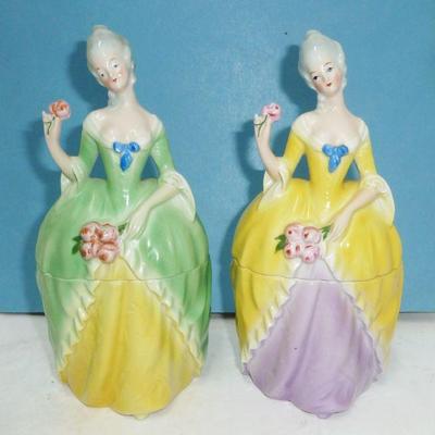 wonderful pair dresser jars