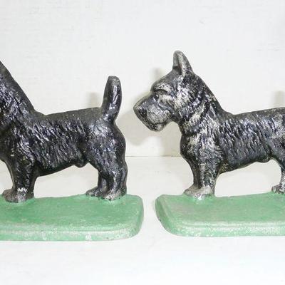 several vintage bookends