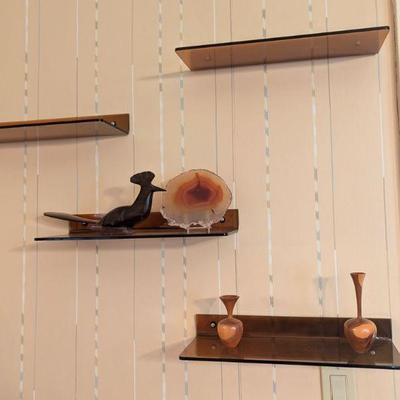 Lucite Shelving - 8 in All