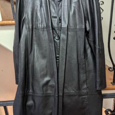 Coverups Brand Leather Coat