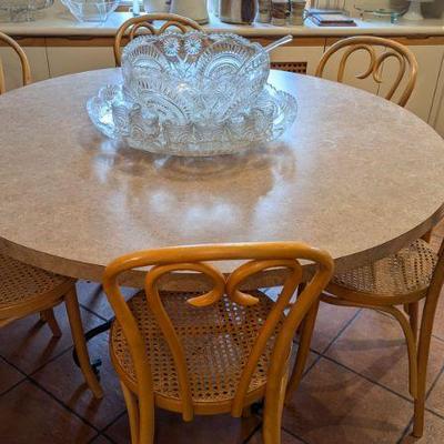 Formica Pedestal Dining Table