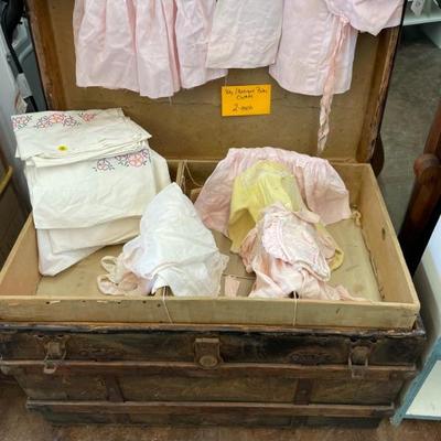 Antique steamer trunk