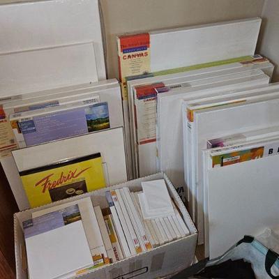 Blank Canvases For The Artist