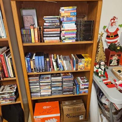 DVD's, CD's, Books galore!