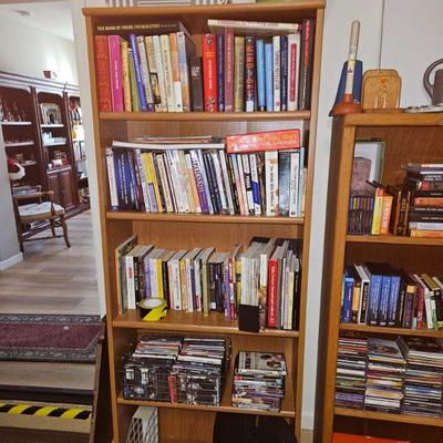 DVD's, CD's, Books galore!