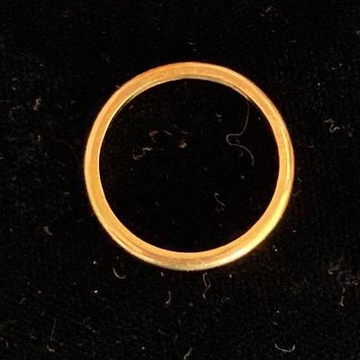 PTH366 Wedding Band 10KTGF SZ 6