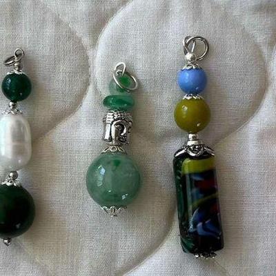 PTH059- Assorted Vintage Myrna Lee Chang Pendants