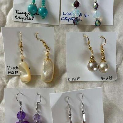 PTH092- Assorted Hand Crafted Myrna Lee Chang Earrings