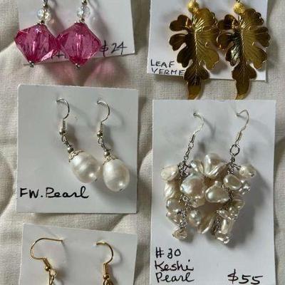 PTH090 Assorted Hand Crafted Earrings By Myrna Lee Chang
