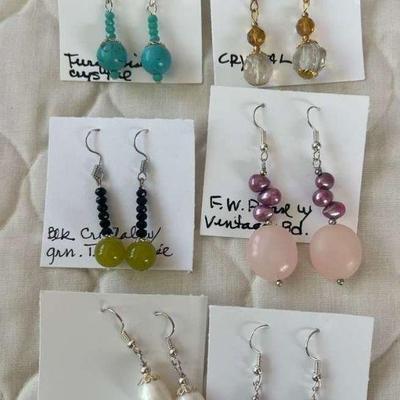 PTH103- Asstd Hand Crafted Myrna Lee Chang Earrings