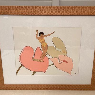 PTH306 Framed “Dawn Patrol” Picture By Margaret Rice