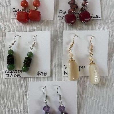 PTH042- Asstd Genuine Myrna Lee Chang Earrings 