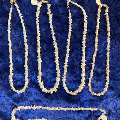 PTH337 White Coral Necklaces 