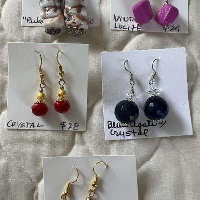PTH095- Asstd Hand Crafted Earrings By Myrna Lee Chang
