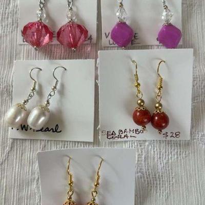 PTH046- Asstd Genuine Myrna Lee Chang Earrings