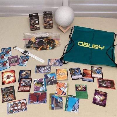 PTH311 Various Trading Cards, Lego Style Building Blocks, Wrist Watch & More!
