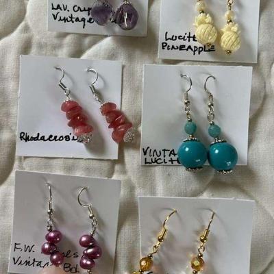 PTH094- Various Hand Crafted Myrna Lee Chang Earrings