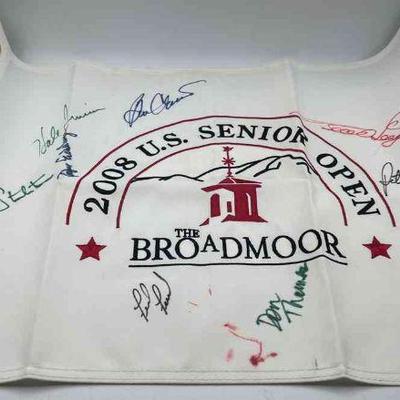 PTH351 2008 US Senior Open Signed Flag