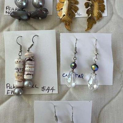 PTH084- Assted Hand Crafted Myrna Lee Chang Earrings