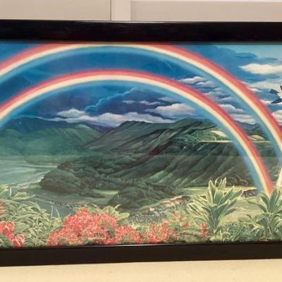 PTH389 Framed Scenic Picture By Local Artist Juno Galang 