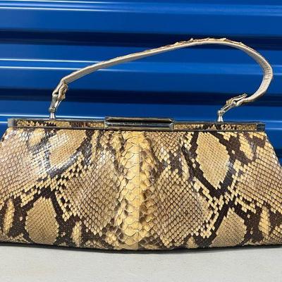 PTH372- Womens Snake Skin Hand Bag