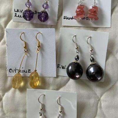 PTH093- Various Hand Crafted Myrna Lee Chang Earrings