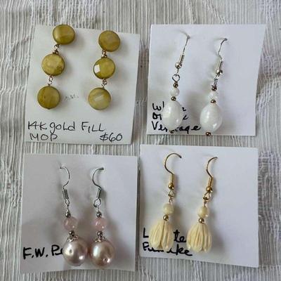PTH039- Asstd Genuine Myrna Lee Chang Earrings