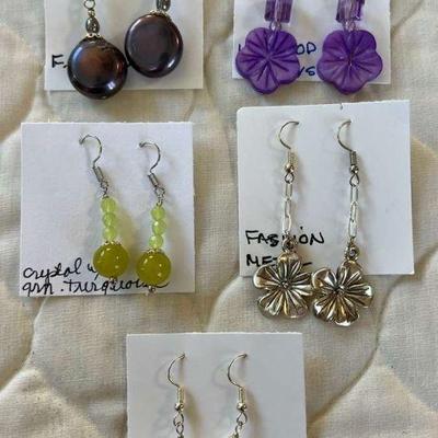 PTH097- Asstd Hand Crafted Earrings By Myrna Lee Chang