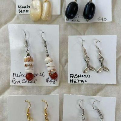 PTH099- Asstd Myrna Lee Chang Hand Crafted Earrings 