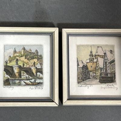 Lot 27 | Original Signed Miniature W. Foerster Kleingraphik
