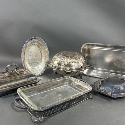 Lot 7 | Victorian Roll Top Serving Dish, Pyrex & More
