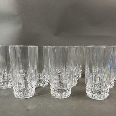 Lot 436 | 70’s 13 Imperial Crystal Glasses Tragfalgar
