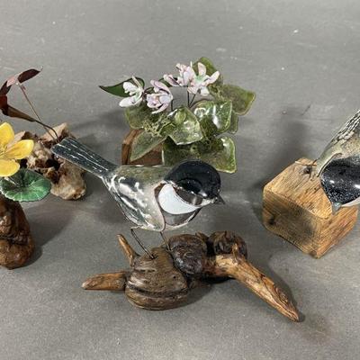 Lot 72 | Brumm Wood Floral Sculptures
