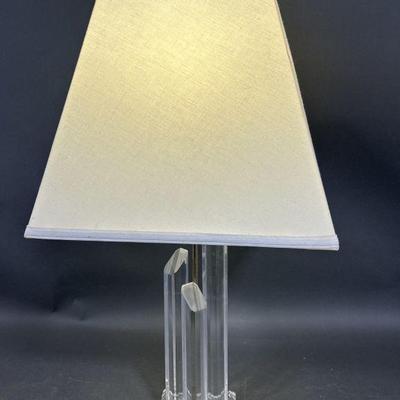 Lot 101 | MCM Lucite Table Lamp
