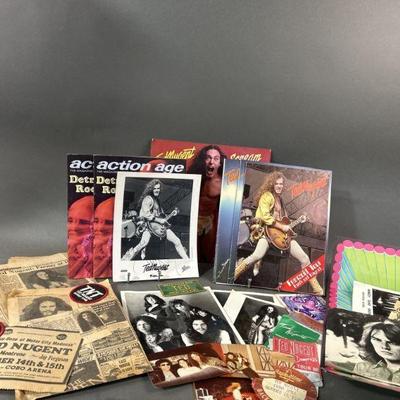 Lot 360 | Autographed Ted Nugget Photo & More
