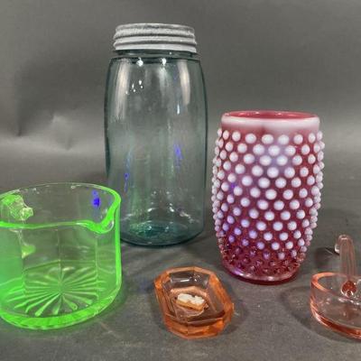 Lot 58 | Uranium Glass, Hobnail and More
