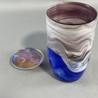 Lot 41 | Hand Blown Ripple Glass and More
