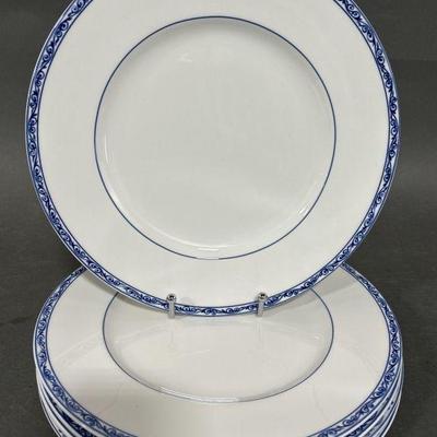 Lot 195 | Ralph Lauren Blue Design 5 Dinner Plates
