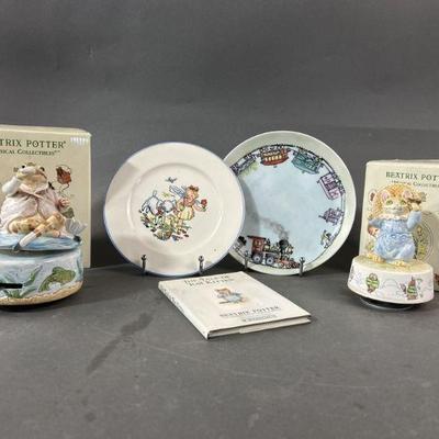 Lot 313 | Beatrix Potter Music Boxes & More
