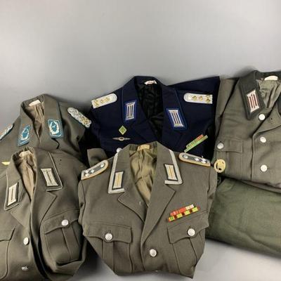 Lot 295 | Military East German Uniforms Jackets & Pant
