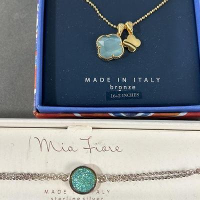 Lot 158 | New Mia Fiore Bronze & Sterling Silver Jewelry
