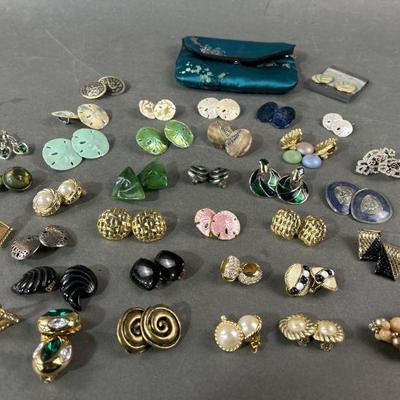 Lot 350 | Pair Of Sterling Silver Earrings & More
