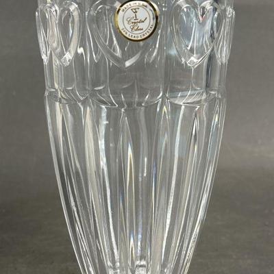 Lot 440 | Crystal Clear Crystal Hearts Vase
