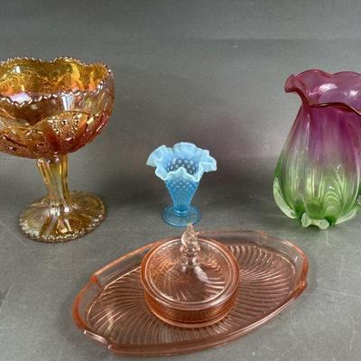 Lot 462 | Teleflora, Carnival, Hobnail & Depression Glass
