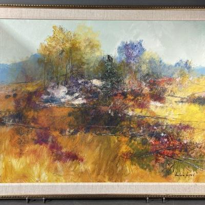 Lot 427 | Anton Sipos "Red October" Signed Painting
