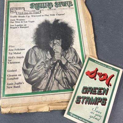 Lot 363 | 1969 Rolling Stones Newspaper & Green Stamps
