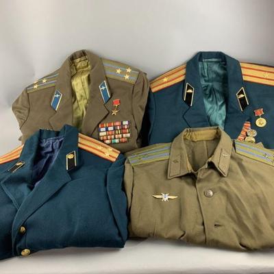 Lot 282 | Military USSR Soviet Jackets
