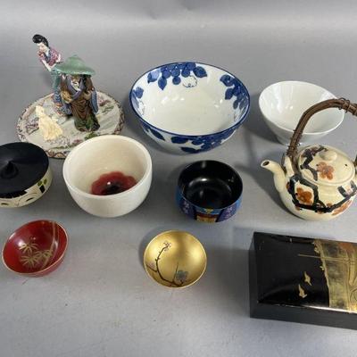Lot 57 | Japanese Trinket Box and More
